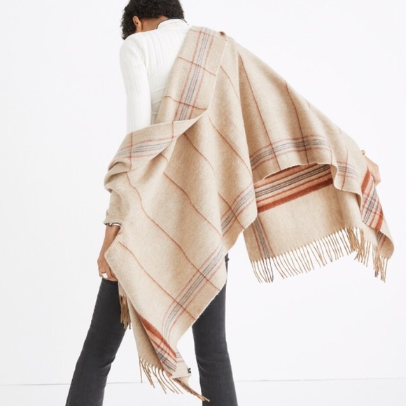 Madewell Accessories - sale | madewell | plaid cape scarf